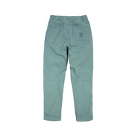 Back product shot of Topo Designs Women's Dirt Pants in "Sage" green.