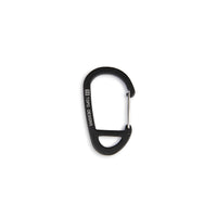 Topo Designs Carabiner key chain clip in "Black / Red / Blue" in size "62mm".