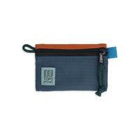 Topo Designs Accessory Bag in "Micro" "Clay / Pond Blue - Recycled" 