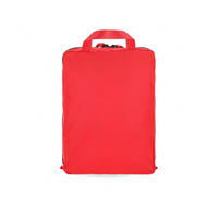 Back of Topo Designs Pack Bag 10L travel packing cube in recycled "Red".