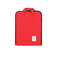 Topo Designs Pack Bag 10L travel packing cube in recycled "Red".